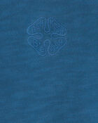 B&eacute;b&eacute; gar&ccedil;on - Chandail en jersey bouclette &agrave; logo OshKosh - Bleu, image 2 sur 2 diapositives