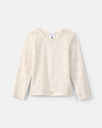 Toute-petite fille &ndash; Haut manches longues &agrave; motif Hello Kitty&reg; &ndash; Cr&egrave;me, 