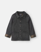 Boys Denim Utility Jacket - Black, image 5 of 7 slides