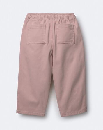 Toddler Girl Pleated Pants - Blush, 