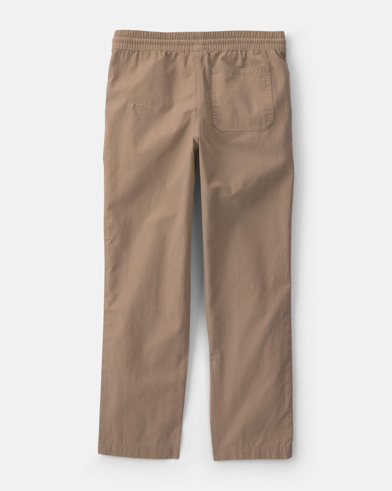 Gar&ccedil;ons - Pantalon &agrave; enfiler en toile - Kaki, image 2 sur 3 diapositives