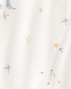 B&eacute;b&eacute; - Grenouill&egrave;re PurelySoft &agrave; fermeture &agrave; glissi&egrave;re 2 sens, constellation - Cr&egrave;me, image 4 sur 5 diapositives