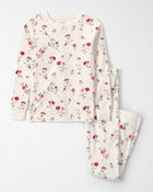 Girls 2-Piece Organic Cotton Pyjamas in Rosethorn Hollow, image 1 of 4 slides