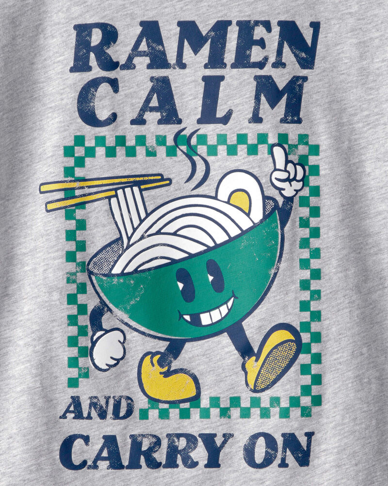 Boys Ramen Graphic Tee - Grey, image 3 of 5 slides
