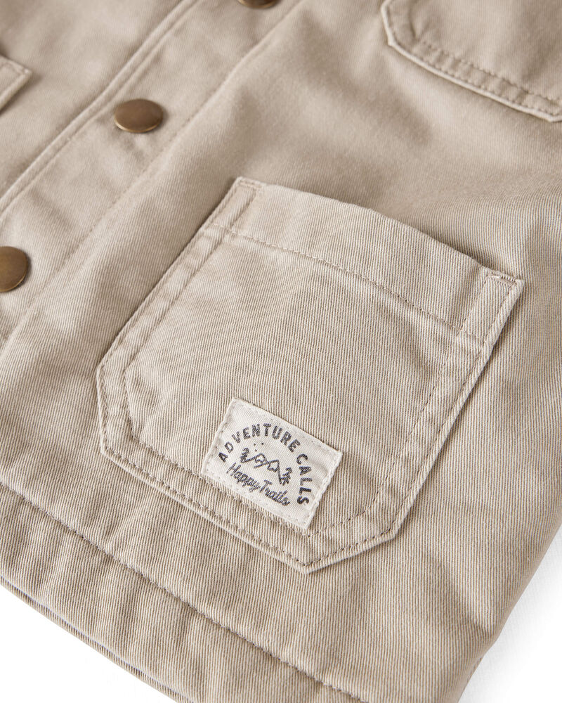 Toddler Organic Cotton Twill Barn Jacket, image 3 of 5 slides