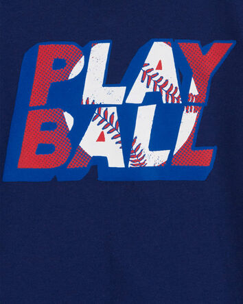 T-shirt à imprimé de baseball Play ball, 