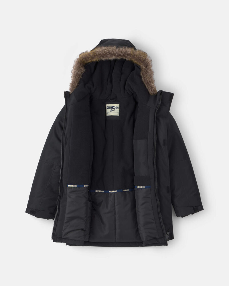 Gar&ccedil;ons - Manteau d&rsquo;hiver classique - Noir, image 2 sur 6 diapositives
