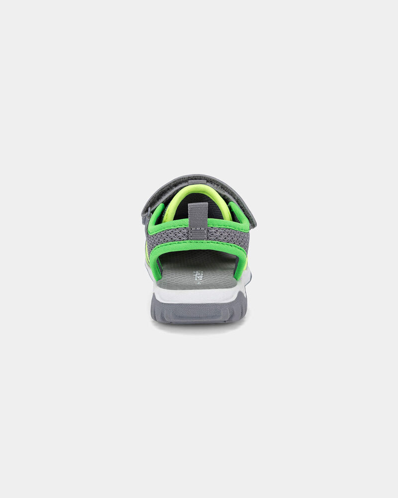 Toddler Boy Sandals - Grey, image 3 of 6 slides