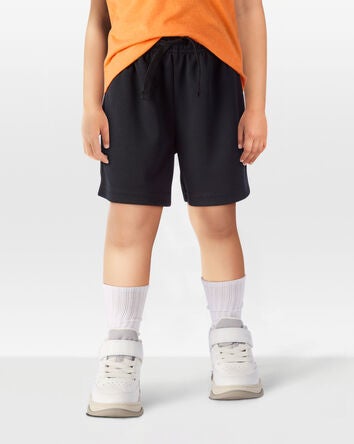 Toddler Active Mesh Shorts - Black, 