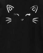 Kid 2-Piece Halloween Cat Tee & Tulle Skirt Set, image 3 of 4 slides