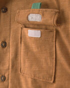 Gar&ccedil;ons - Chemise boutonn&eacute;e- Brun, image 2 sur 3 diapositives