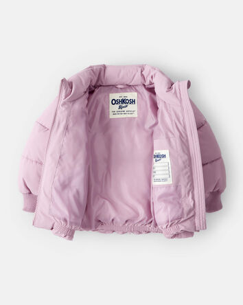 Tout-petit fille - Veste urbaine pour filles douillette et durable, 