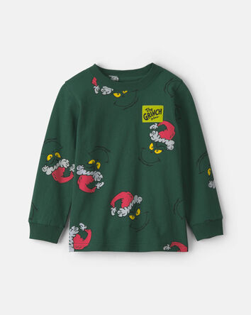 Tout-petit gar&ccedil;on &ndash; T-shirt imprim&eacute; Le Grincheux de No&euml;l de Dr. Seuss &ndash; Vert, 
