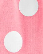2-Piece Polka Dot Bodysuit Dress & Cardigan Set, image 3 of 3 slides