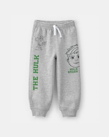 Tout-petit gar&ccedil;on - Pantalon de jogging en jersey bouclette L&rsquo;Incroyable Hulk de Marvel - Gris, 
