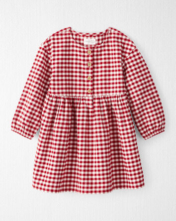 Tout-petit fille - Robe en flanelle de coton biologique, 