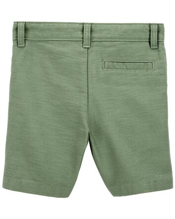 Flat-front Shorts, 