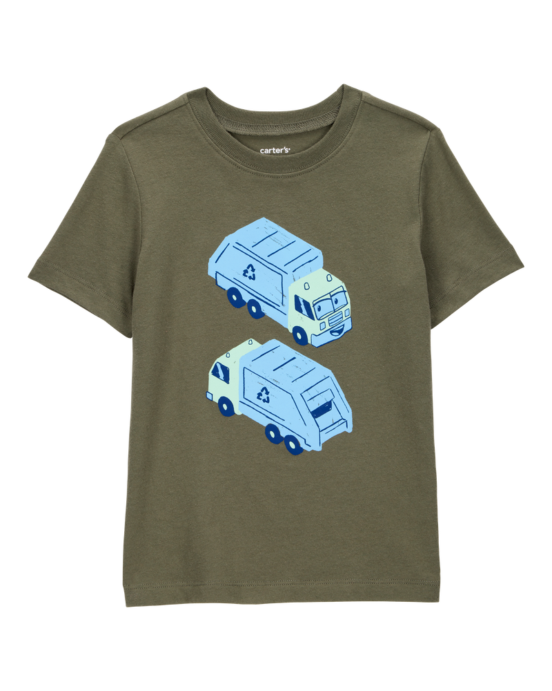 Toddler Recycling Truck Graphic Tee, image 1 of 3 slides