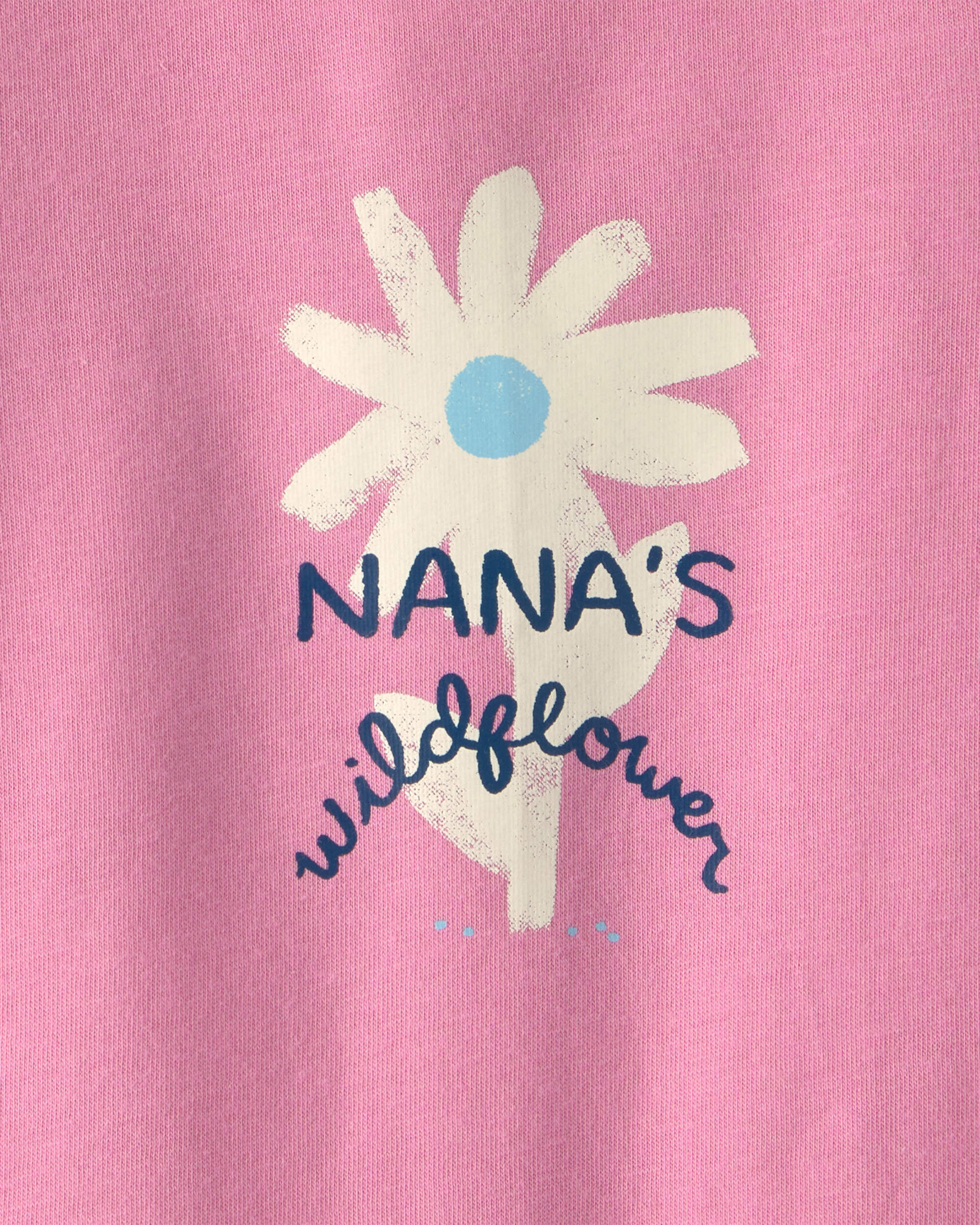 Baby Girl 'Nana's Wildflower' Graphic Bodysuit - Pink | Carter's