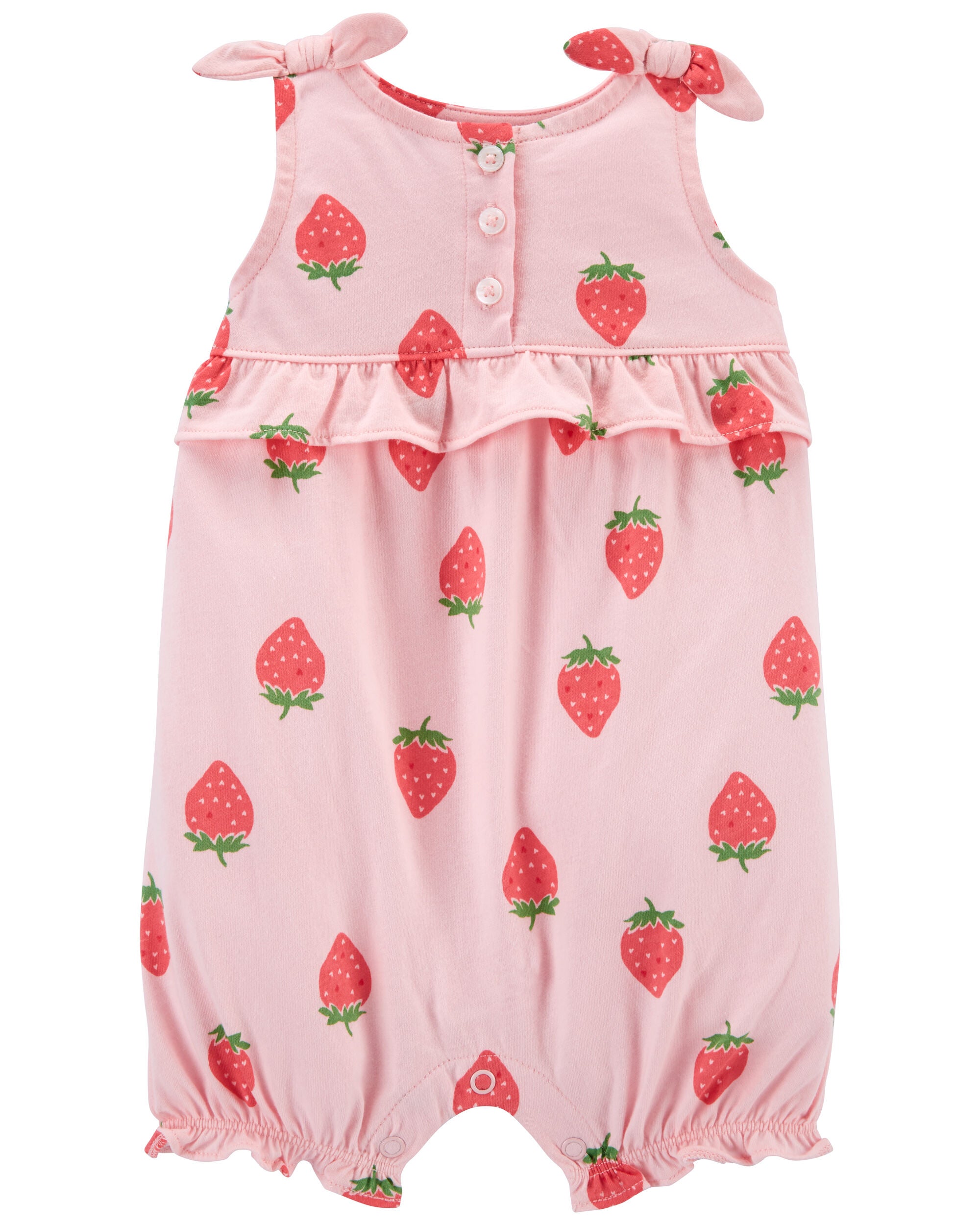 Carter's strawberry outlet romper