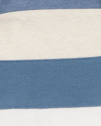 Baby Colourblock Striped Polo Bodysuit, 
