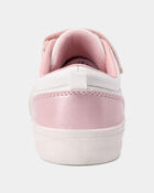 Toddler Girl Love Casual Sneakers - White/Pink, image 3 of 6 slides