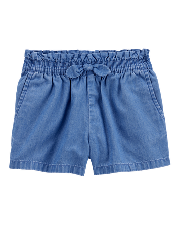 Toddler Chambray Pull-On Shorts, 