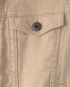 Toddler Twill Jacket - Tan, image 2 of 3 slides