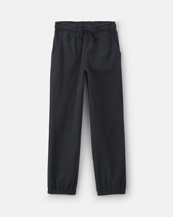 Boys Microfleece Joggers - Black, 