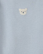 Baby Boy 6-Pack Bear Long-Sleeve Bodysuits - Blue/White, image 2 of 8 slides