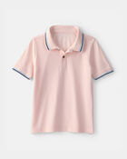 Boys Polo Shirt - Pink, image 1 of 3 slides