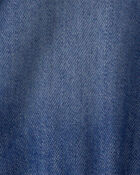 Baby Girl Denim Button-Up Dress - Dark Wash, image 4 of 5 slides