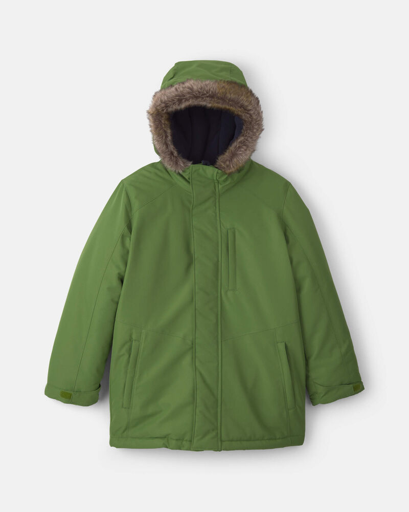 Gar&ccedil;ons - Manteau d&rsquo;hiver - Vert, image 1 sur 6 diapositives