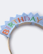 Toddler Girl Birthday Headband, image 4 of 6 slides