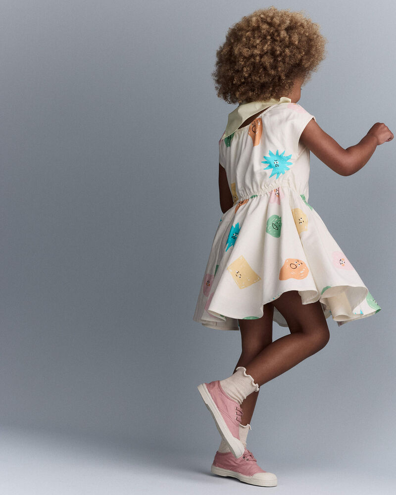 Tout-petit fille - Robe Avenue Twirl&trade; &agrave; imprim&eacute; de personnages - Cr&egrave;me, image 4 sur 6 diapositives