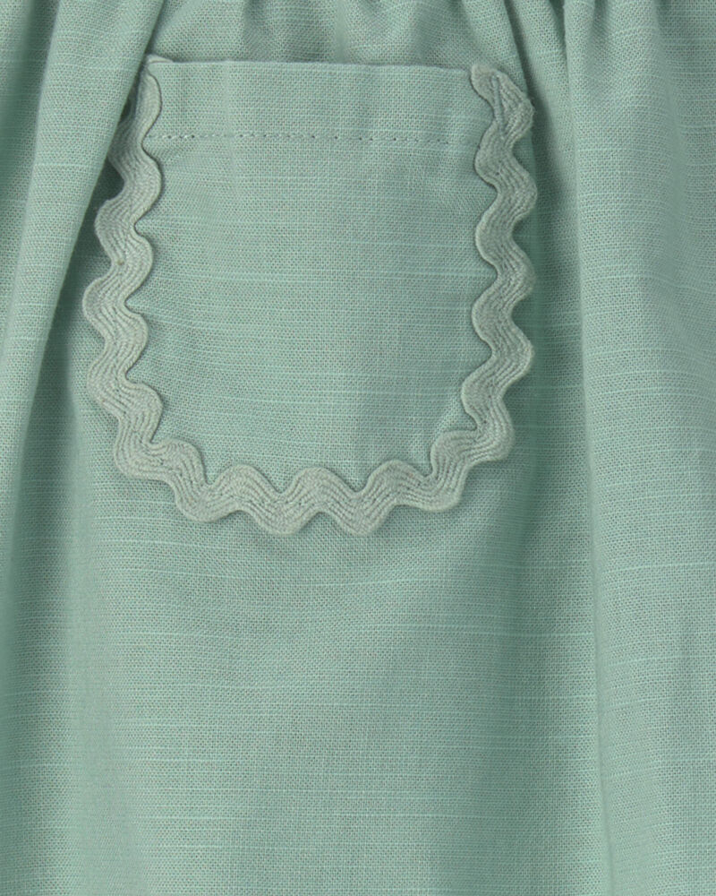 Tout-petit fille - Jupe-short - Vert, image 2 sur 2 diapositives
