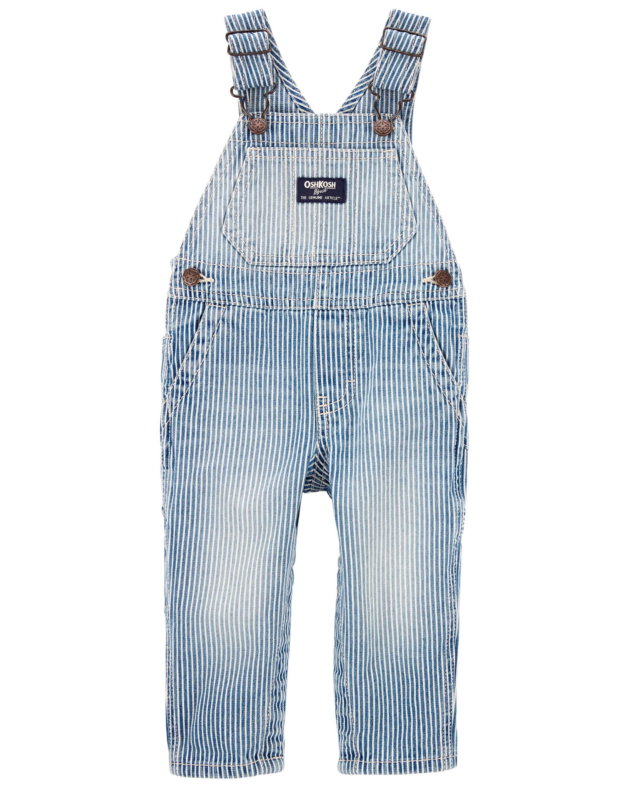Hickory Stripe Denim Hickory Stripe Overalls Carter s Oshkosh Canada