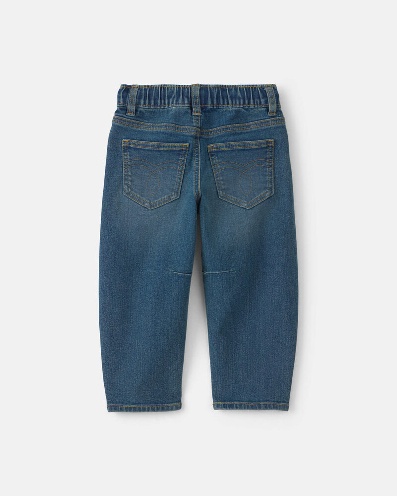 Toddler Boy Denim Relaxed Jeans &ndash; Light Wash, image 2 of 4 slides