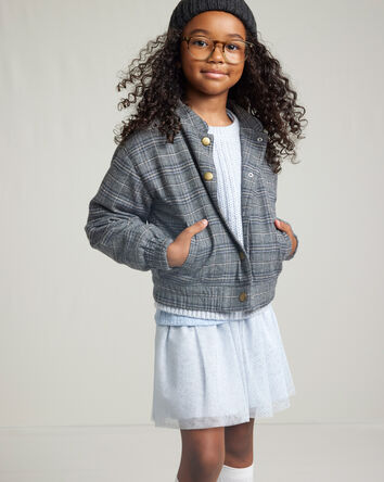 Filles - Chandail à manches longues - Bleu, 