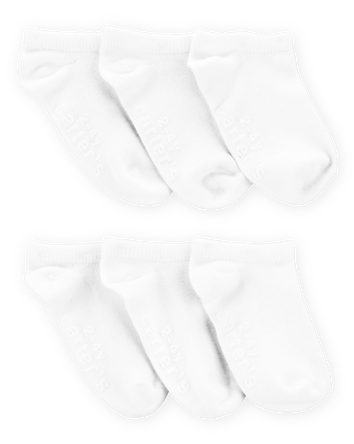 Enfant en bas âge 6 paires de chaussettes ultra basses, 