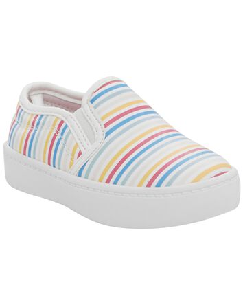 Striped Casual Sneakers, 