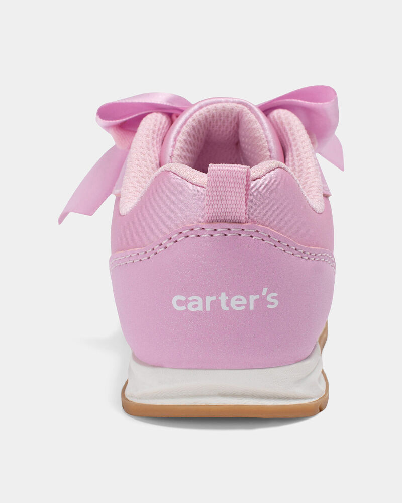 Toddler Girl Bow Casual Shoes - Pink, image 3 of 6 slides