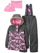 2-Piece Snowsuit With Bonus Hat And Neck Warmer, image 1 of 3 slides
