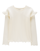 Kid 2-Piece Long-Sleeve Ribbed Top & Leggings Set, image 2 of 6 slides