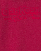 B&eacute;b&eacute; gar&ccedil;on - Chandail en jersey bouclette &agrave; logo OshKosh - Rouge, image 3 sur 3 diapositives