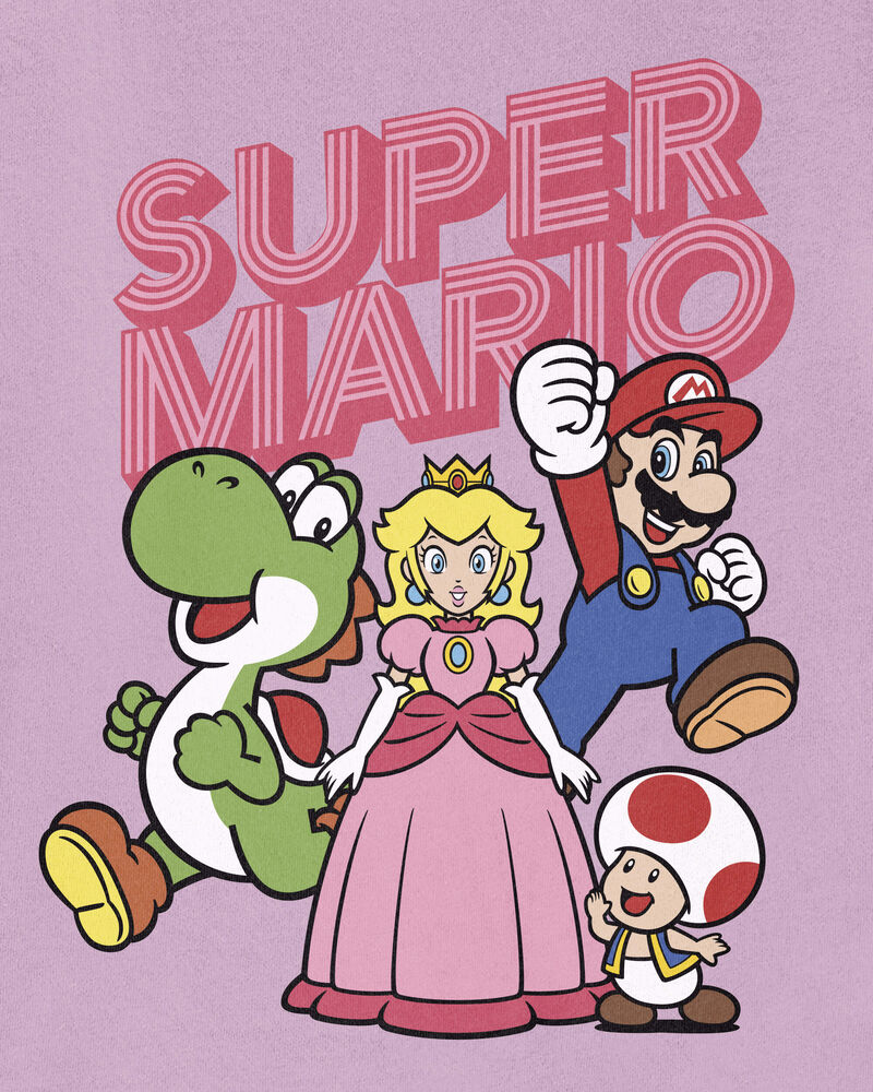 Pink Super Mario Bros Tee