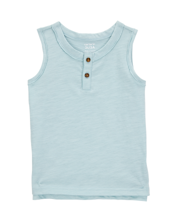 Toddler Sleeveless Slub Jersey Tank, 