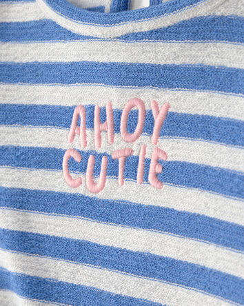 Baby Girl 2-Piece Top & Short Set - Blue, 
