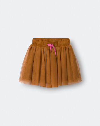 Toddler Girl Avenue Twirl&trade; Mini Skirt with Tulle - Golden Yellow, 