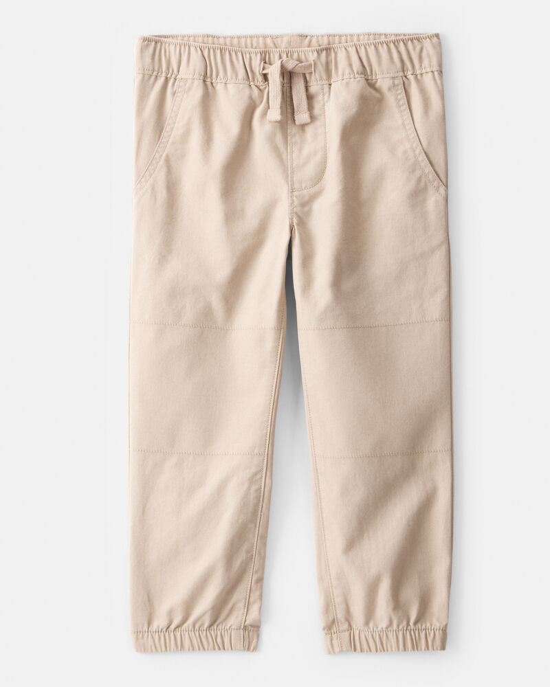 Tout-petit gar&ccedil;on - Pantalon mode &agrave; enfiler en coton - Kaki, image 1 sur 5 diapositives